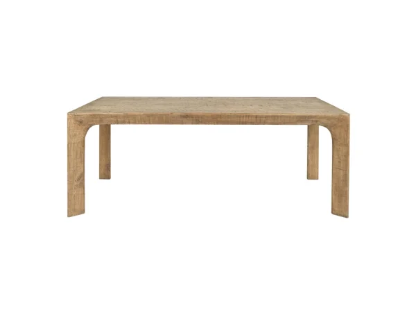 Crest Solid Wood Rectangle Dining Table Dining Tables Brown