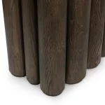 Tiber Solid Wood Rectangle Console Table Console Tables Brown 18