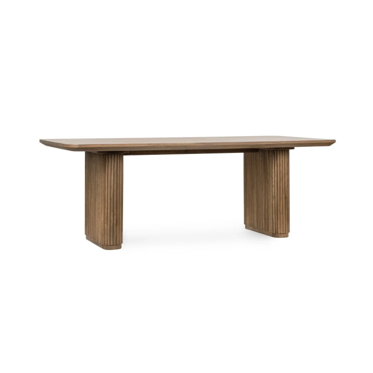 Vander Solid Wood Rectangle Dining Table Dining Tables Brown 4