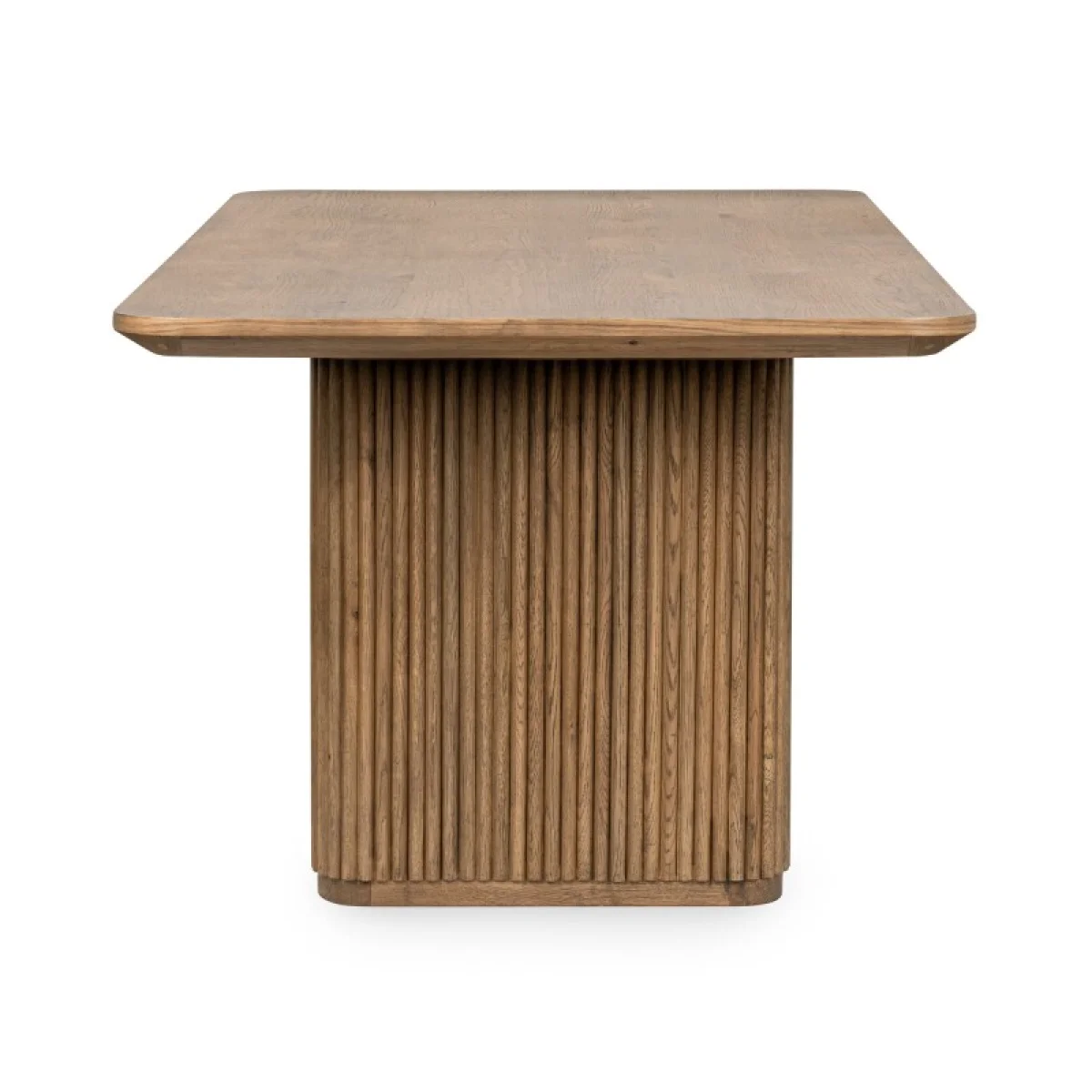 Vander Solid Wood Rectangle Dining Table Dining Tables Brown 8