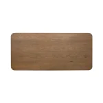 Vander Solid Wood Rectangle Dining Table Dining Tables Brown 19