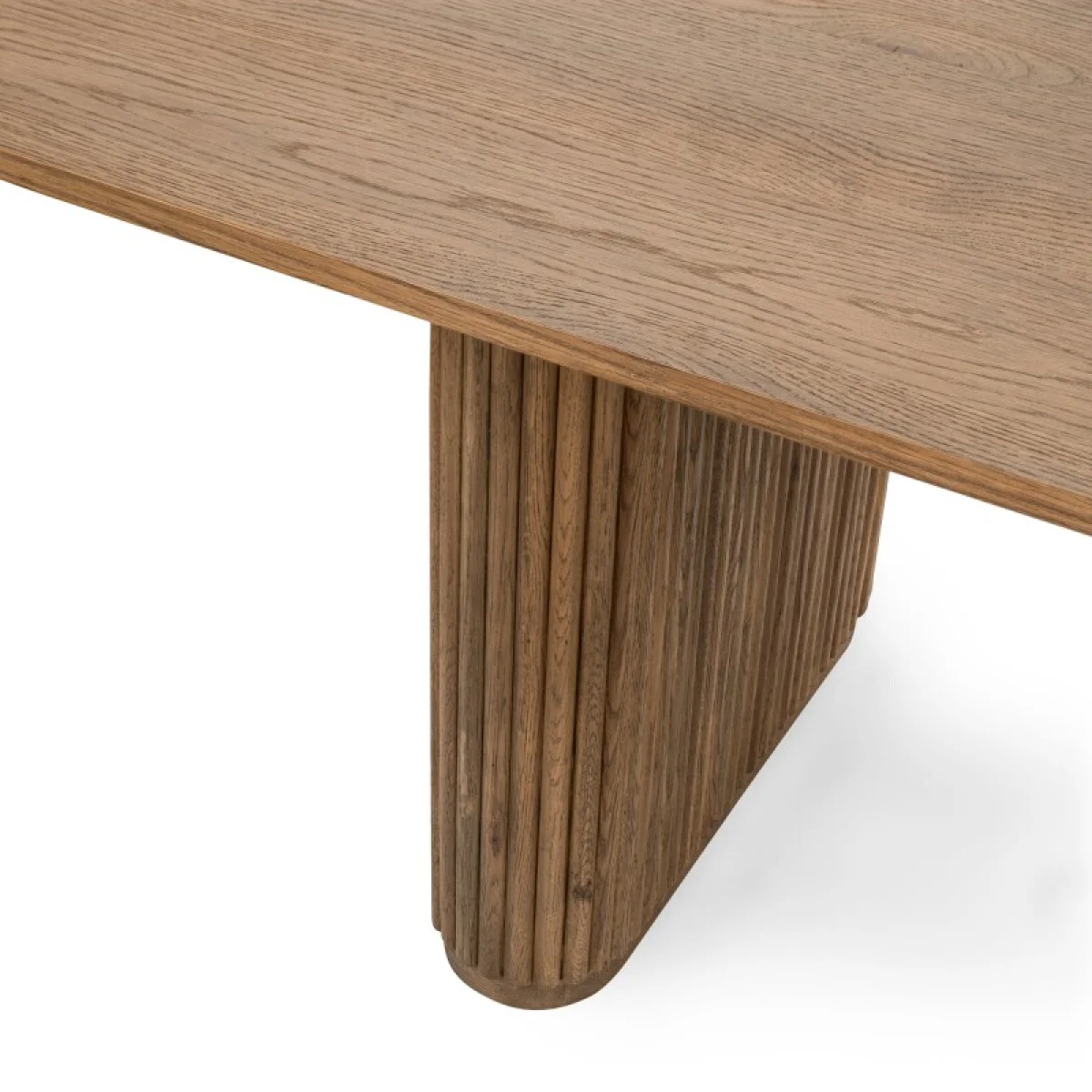 Vander Solid Wood Rectangle Dining Table Dining Tables Brown 10