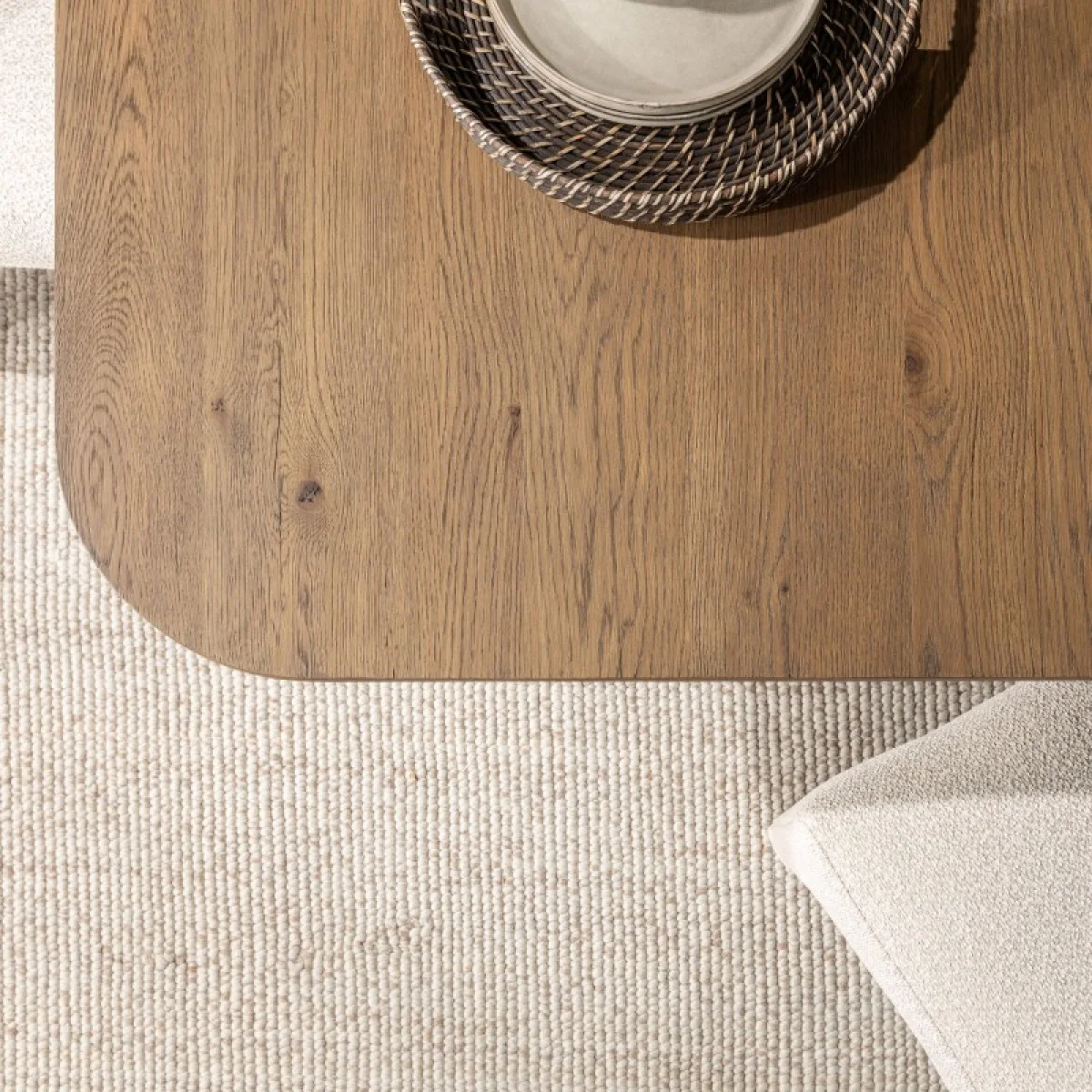 Vander Solid Wood Square Dining Table – Tawny Brown Dining Tables Brown 12