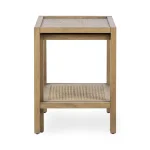 Devin Solid Wood Nesting Accent Tables Table Sets Brown 25