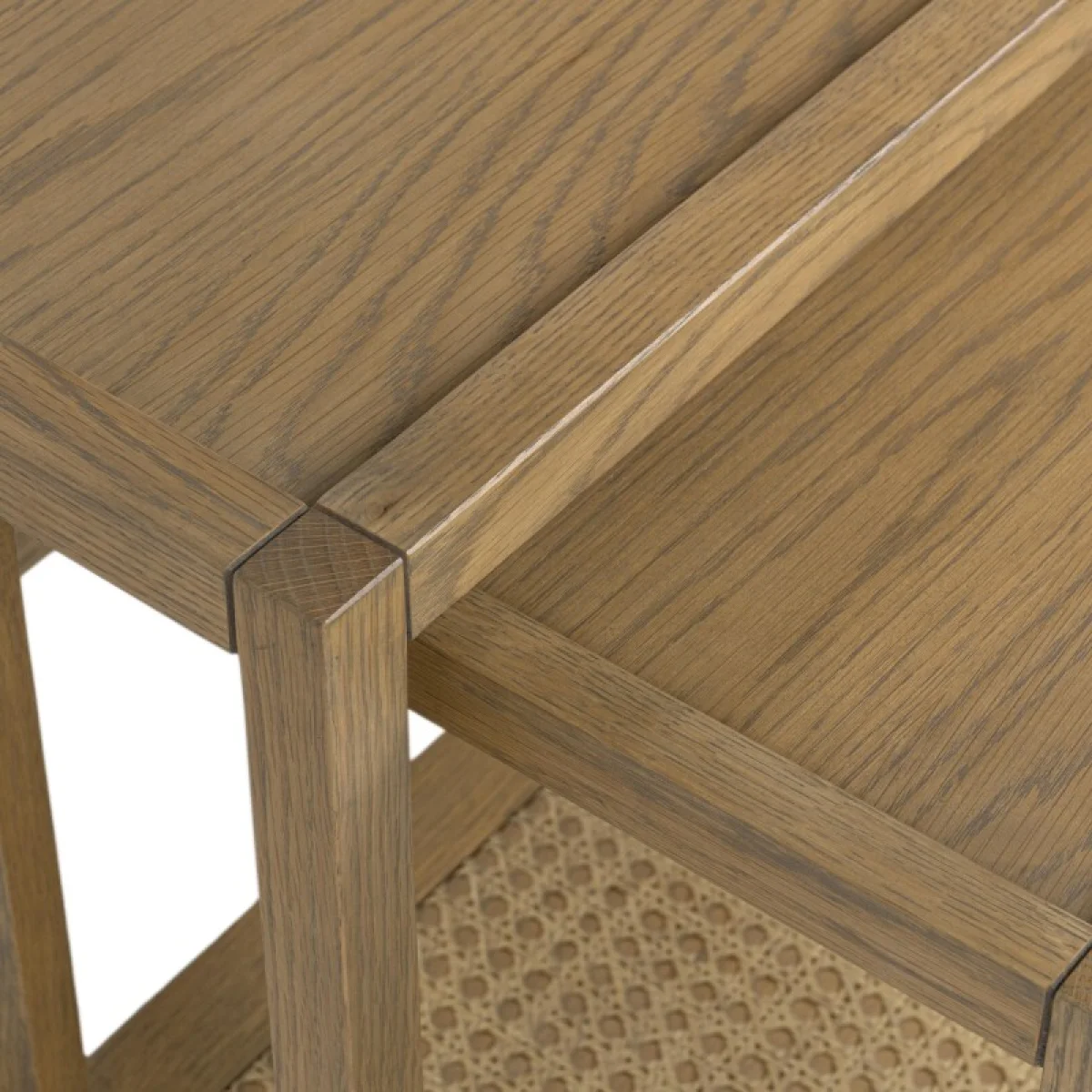 Devin Solid Wood Nesting Accent Tables Table Sets Brown 16