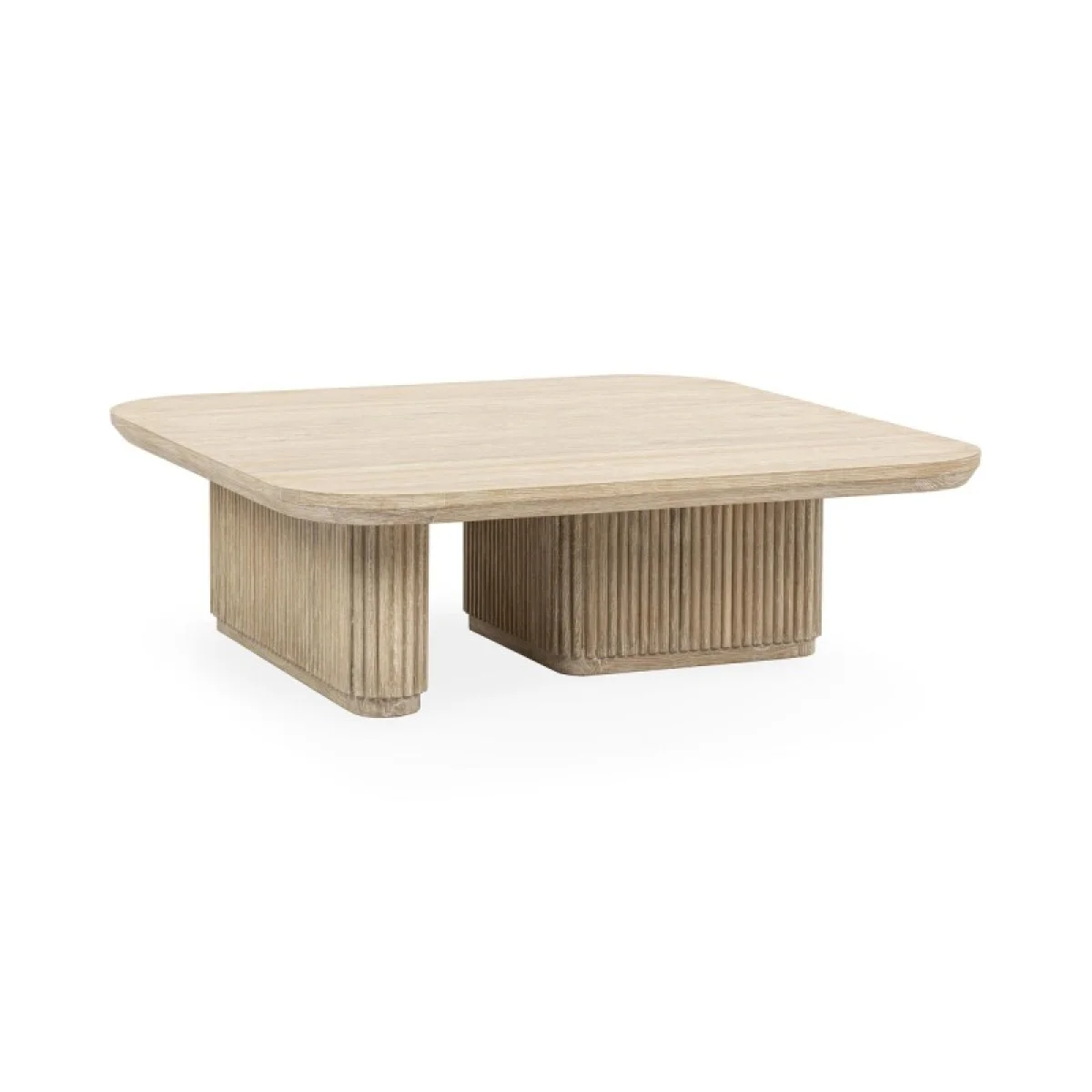 Vander Solid Wood Square Coffee Table Cocktail & Coffee Tables Classic Home 4