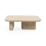 Vander Solid Wood Square Coffee Table Cocktail & Coffee Tables Classic Home 14