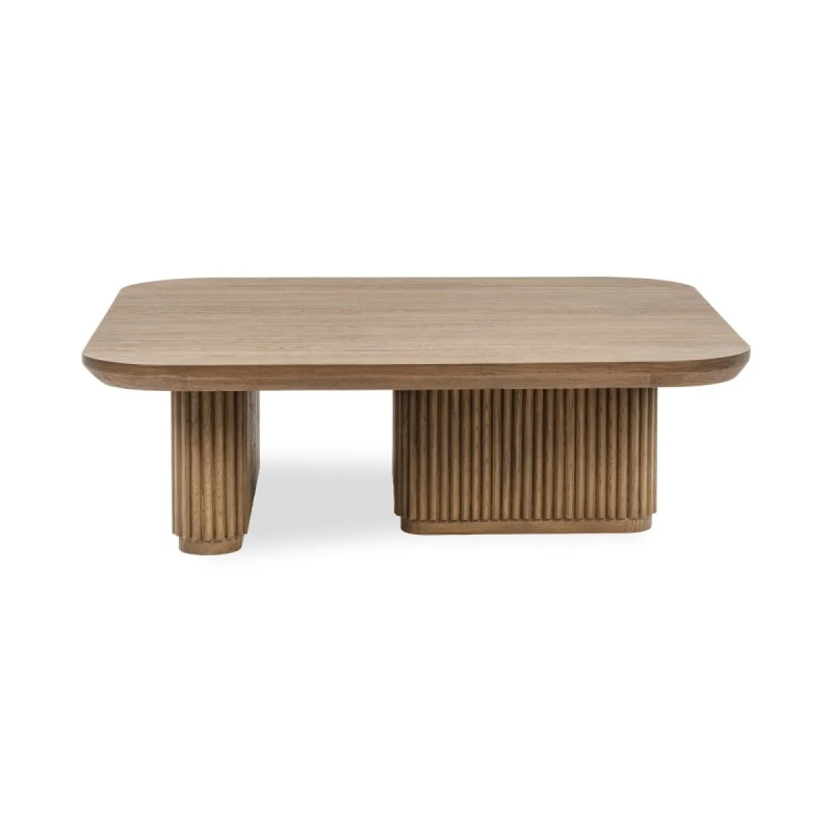 Vander Solid Wood Square Coffee Table Cocktail & Coffee Tables Brown 6