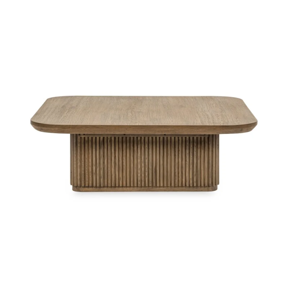 Vander Solid Wood Square Coffee Table Cocktail & Coffee Tables Brown 7