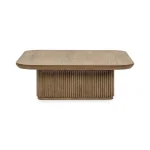 Vander Solid Wood Square Coffee Table Cocktail & Coffee Tables Brown 16