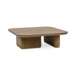 Vander Solid Wood Square Coffee Table Cocktail & Coffee Tables Brown 17