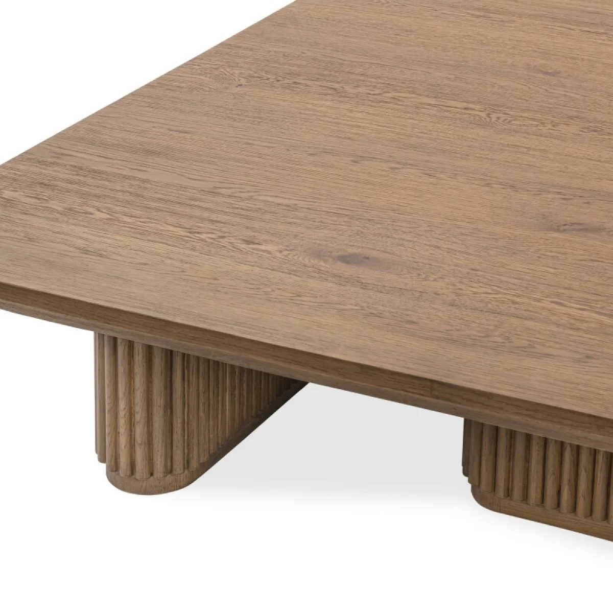Vander Solid Wood Square Coffee Table Cocktail & Coffee Tables Brown 9