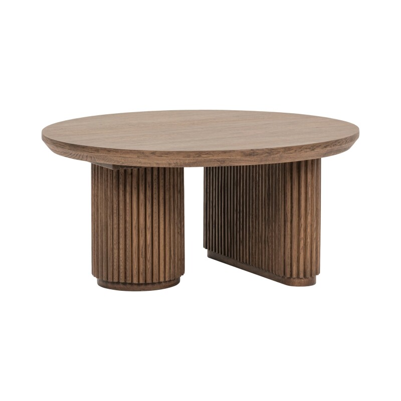 Vander Solid Wood Round Coffee Table