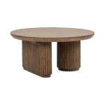 Vander Solid Wood Round Coffee Table - Image 5