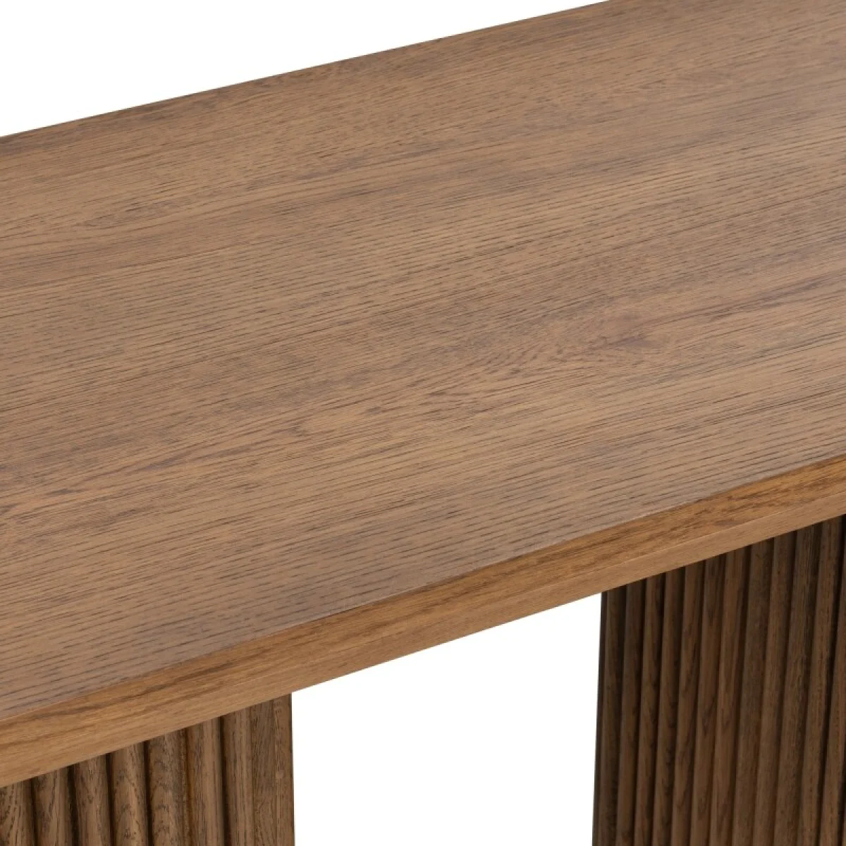 Vander Solid Wood Rectangle Console Table Console Tables Brown 10