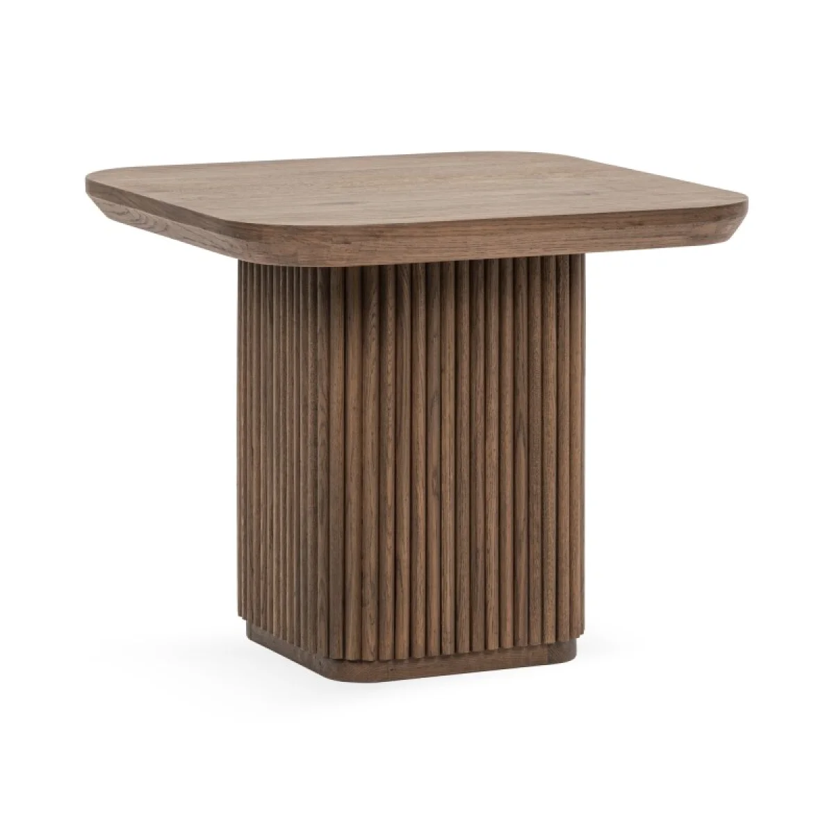 Vander Solid Wood Square End Table End tables Brown 4