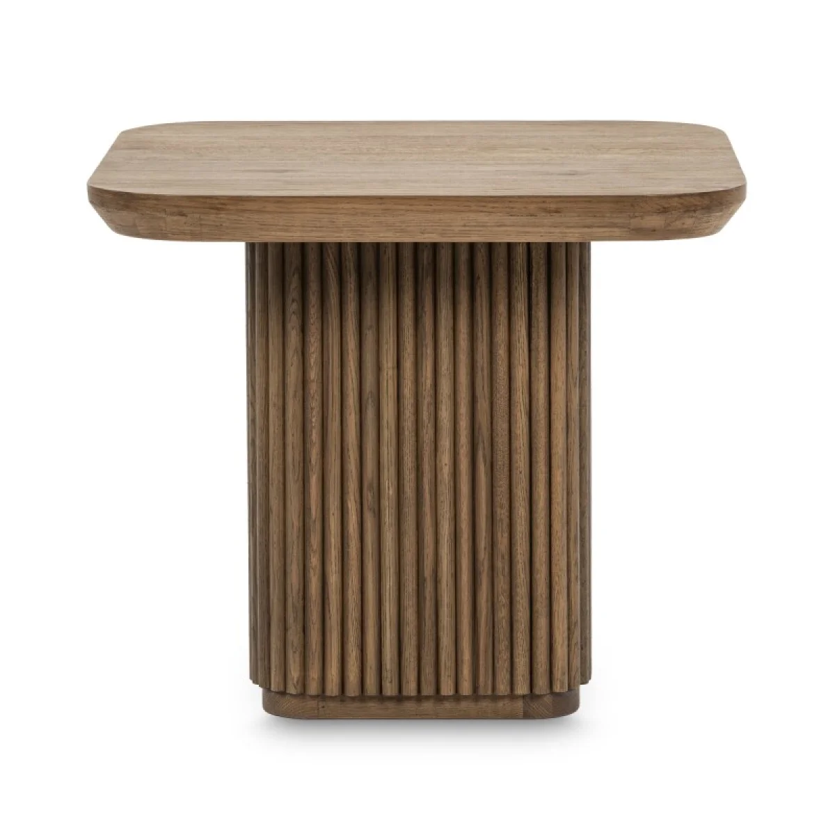 Vander Solid Wood Square End Table End tables Brown 6