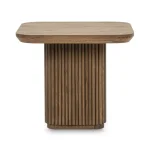 Vander Solid Wood Square End Table End tables Brown 15