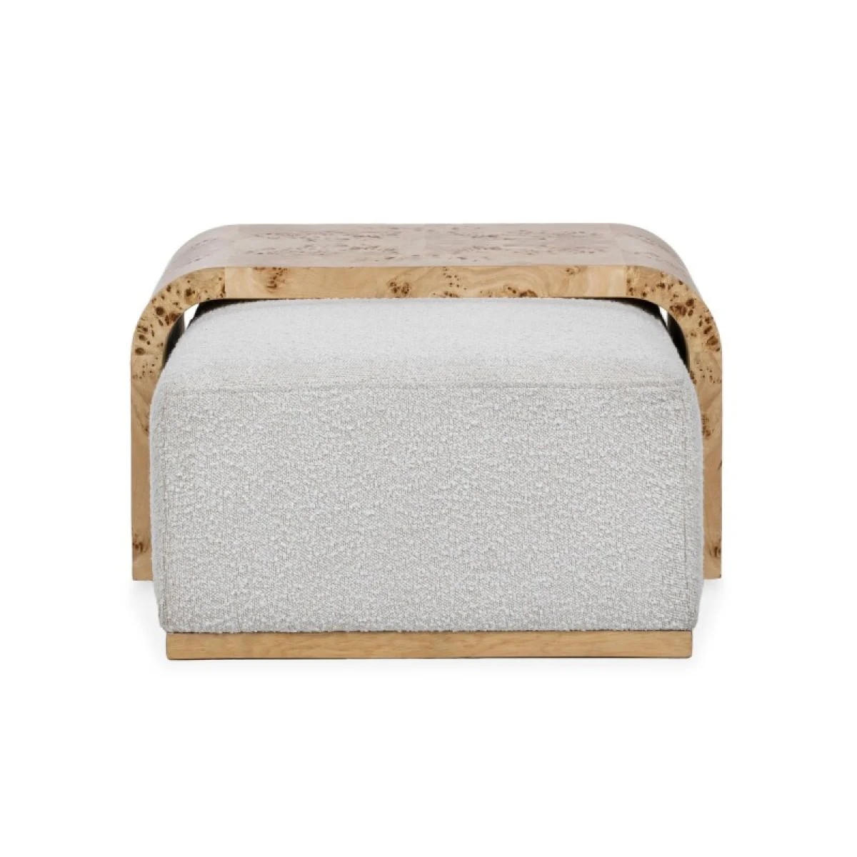 Kenan Rectangle Ottoman Coffee Table Ottomans & Poufs Classic Home 7