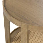 Devin Solid Wood Round End Table End tables Brown 18 Devin Solid Wood Round End Table End tables Brown 18