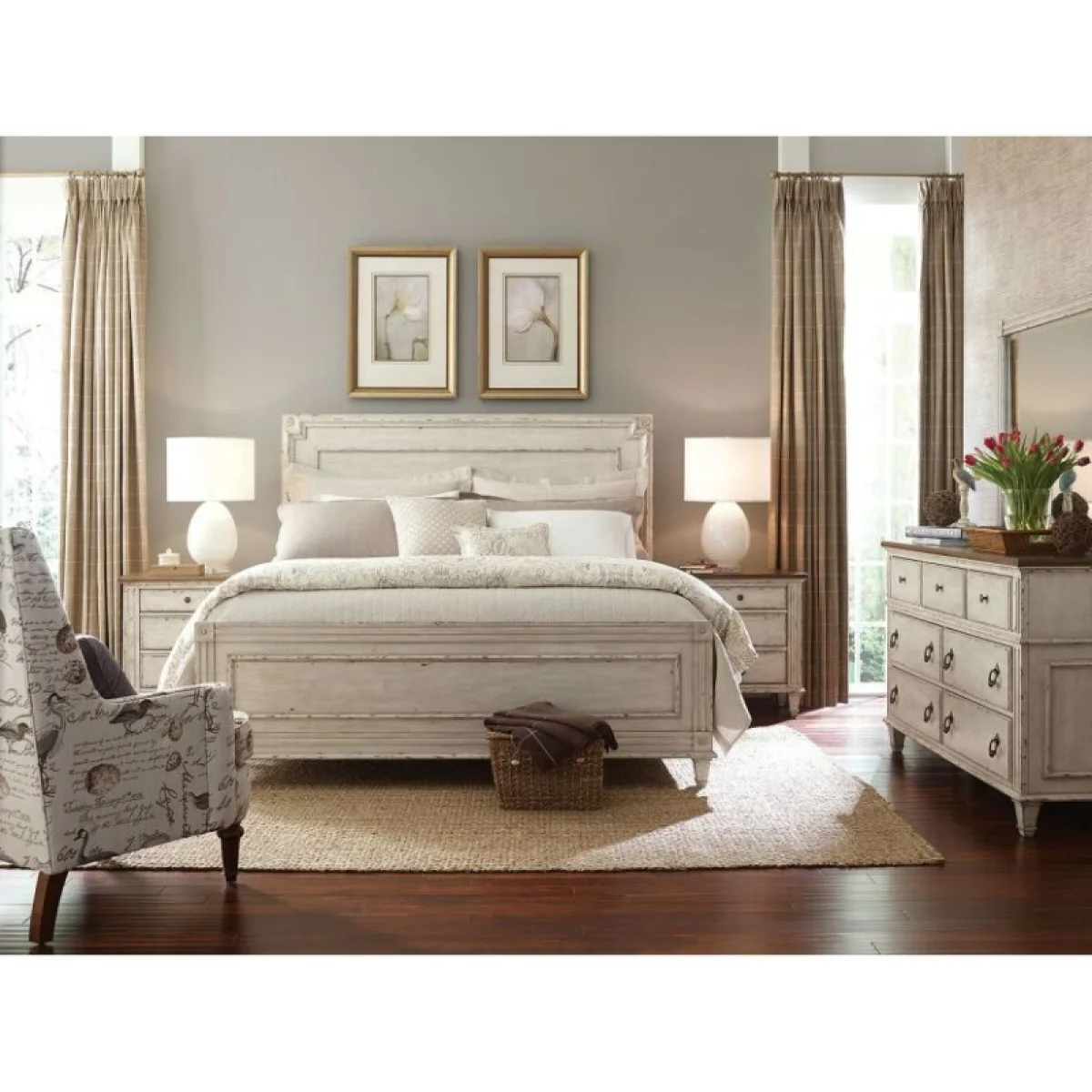 Southbury Panel Queen Bed Complete Beds American Drew 4