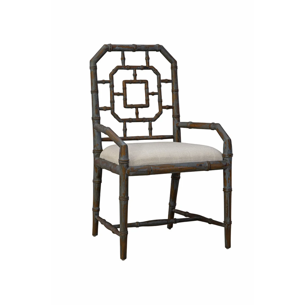 Aged Blue Lahara Chair Chairs Brown 4