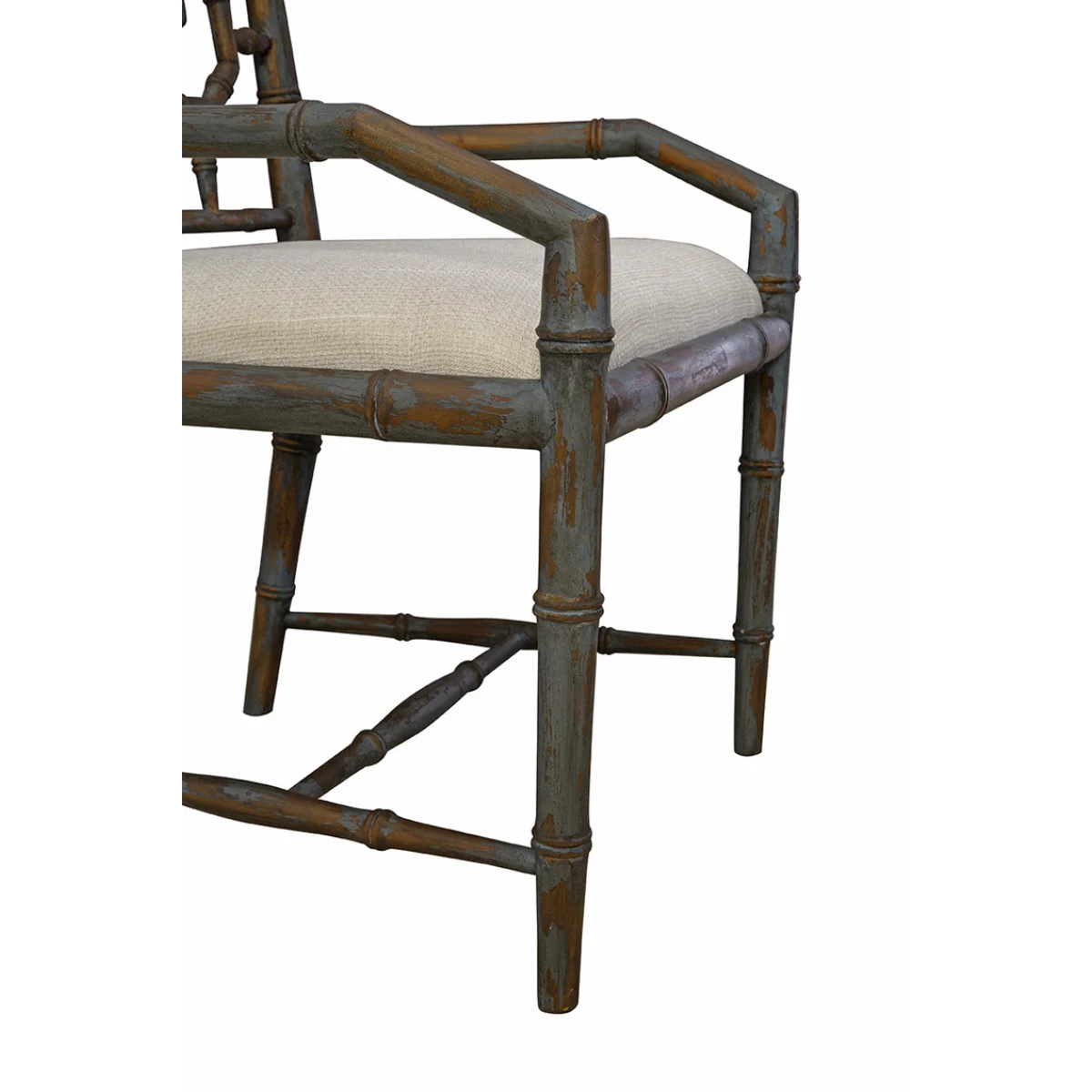 Aged Blue Lahara Chair Chairs Brown 7