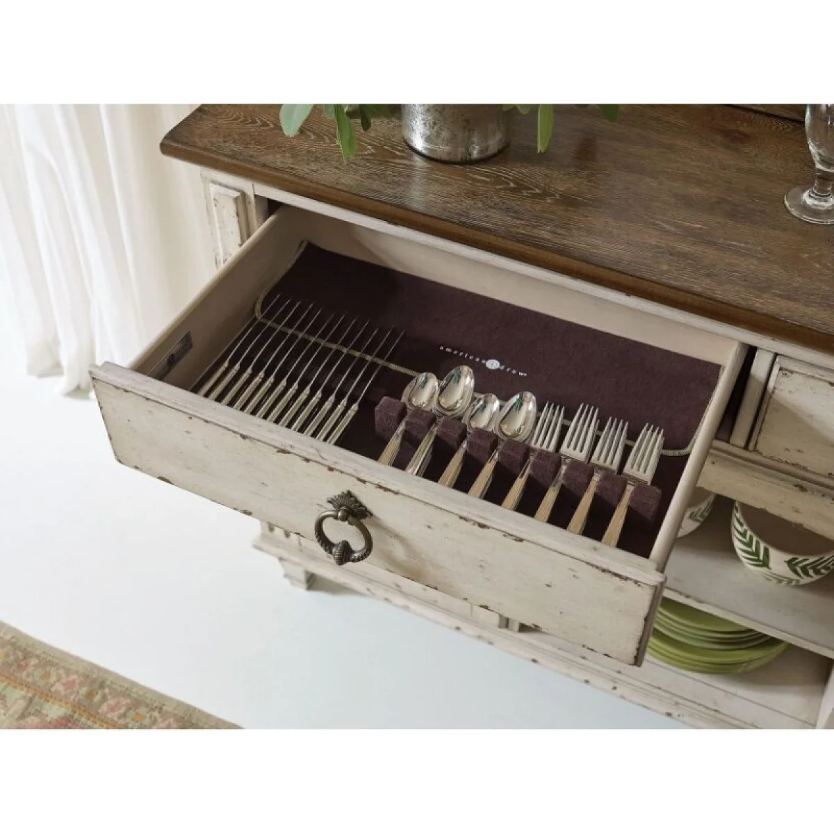 Southbury Server Dining Storage American Drew 4