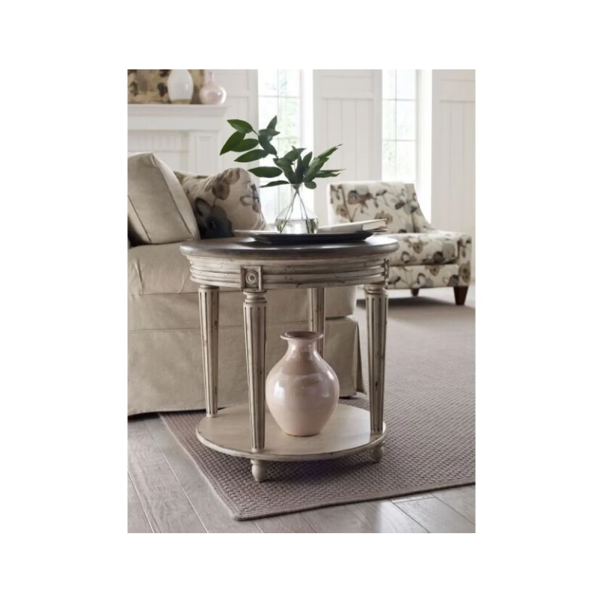 Southbury Round End Table End tables American Drew 4
