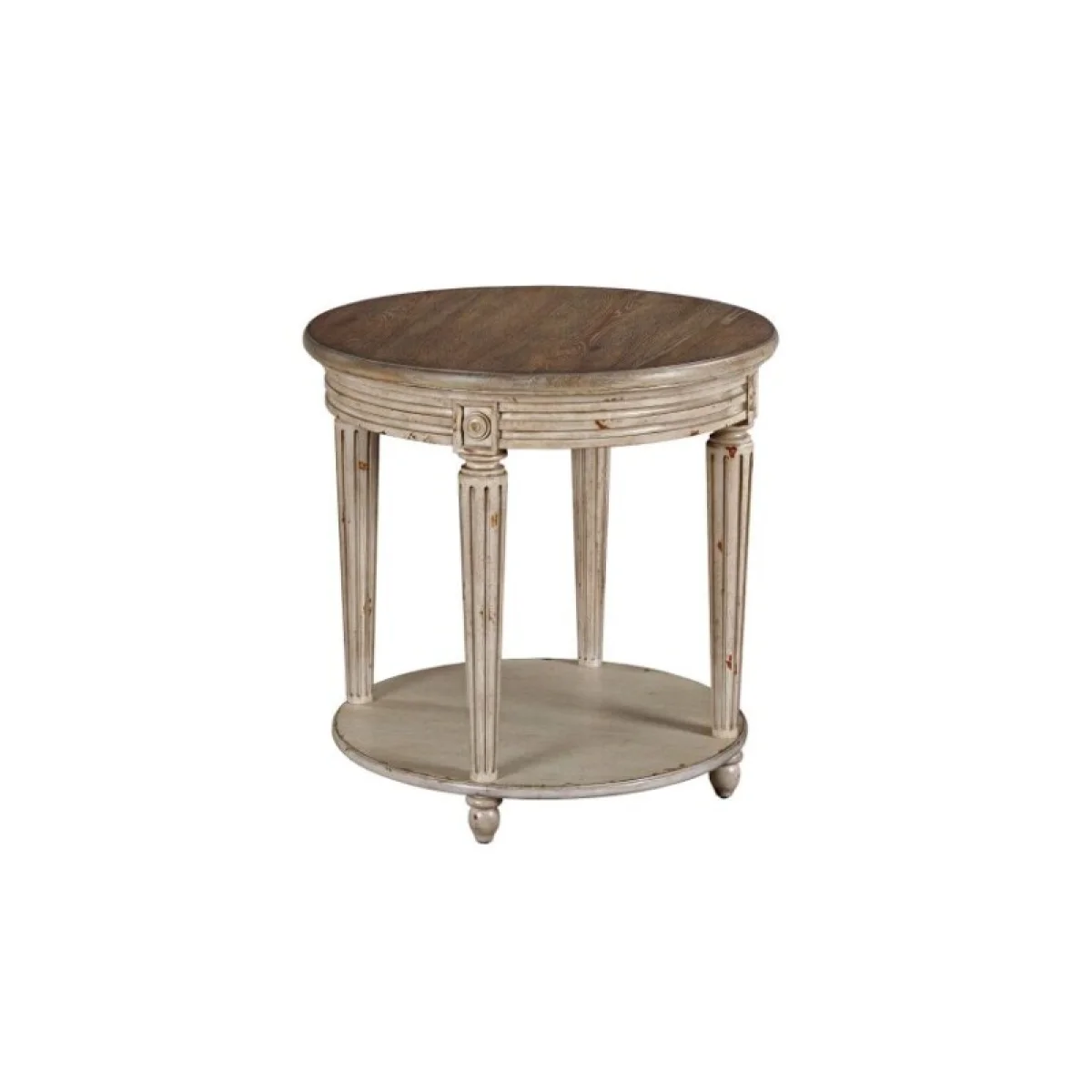 Southbury Round End Table End tables Cream 4