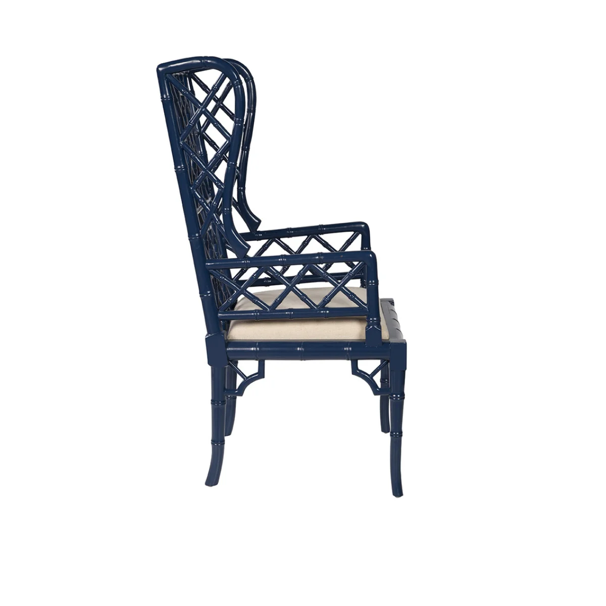 Regency Wingback Chair Chairs blue 8