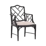 Black Sawyer Arm Chair Chairs black 9