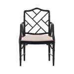 Black Sawyer Arm Chair Chairs black 11