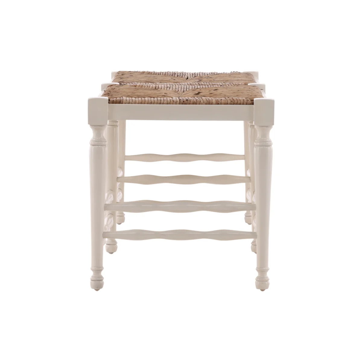 Cream Reed Bench Chairs & Benches Chairs & Benches 6