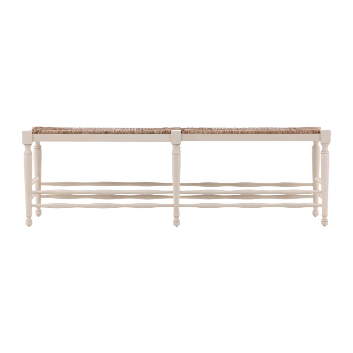 Cream Reed Bench Chairs & Benches Chairs & Benches 7
