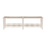 Cream Reed Bench Chairs & Benches Chairs & Benches 12