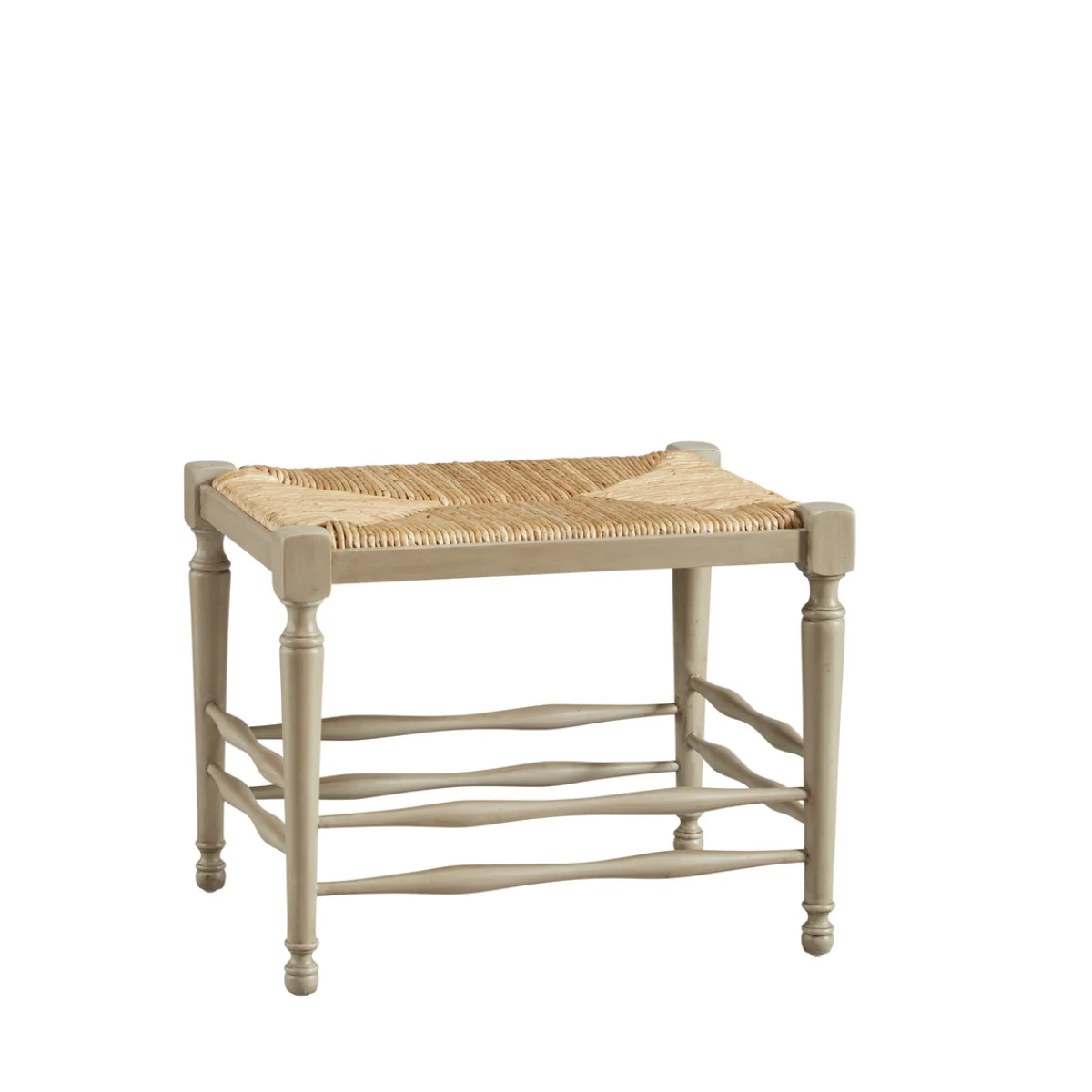 Single Seat Reed Bench Chairs & Benches Brown 4