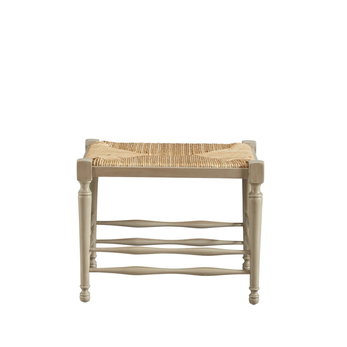 Single Seat Reed Bench Chairs & Benches Brown 8