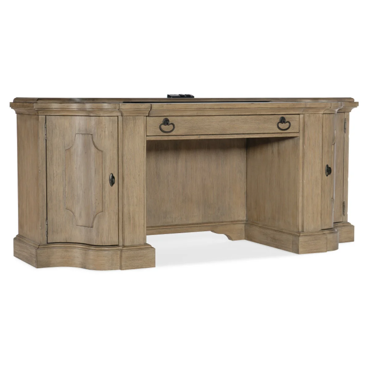 Corsica Computer Credenza Desks Brown 4