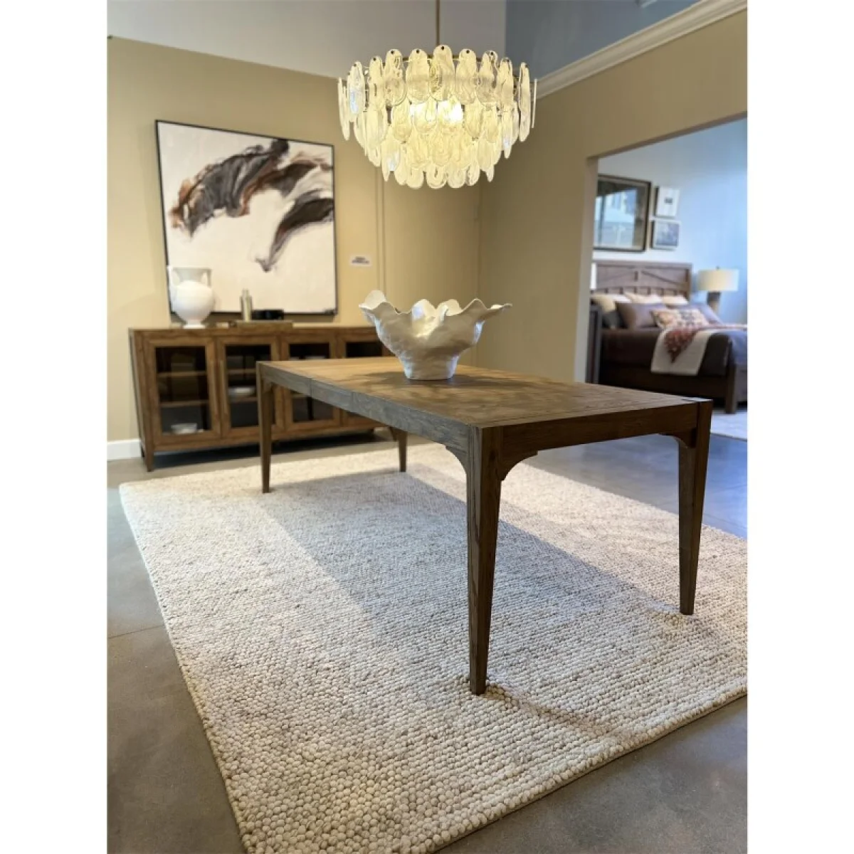 Rectangle Dining Table Dining Tables Brown 4