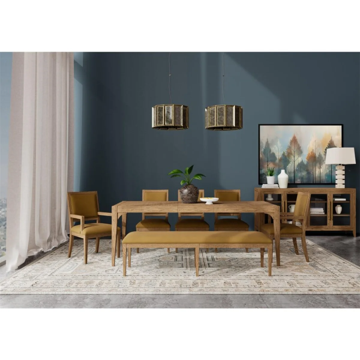 Rectangle Dining Table Dining Tables Brown 10
