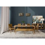 Rectangle Dining Table Dining Tables Brown 25