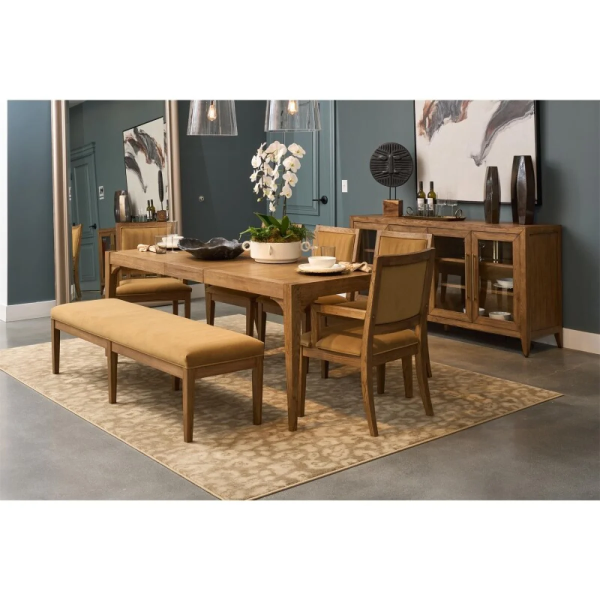 Rectangle Dining Table Dining Tables Brown 11