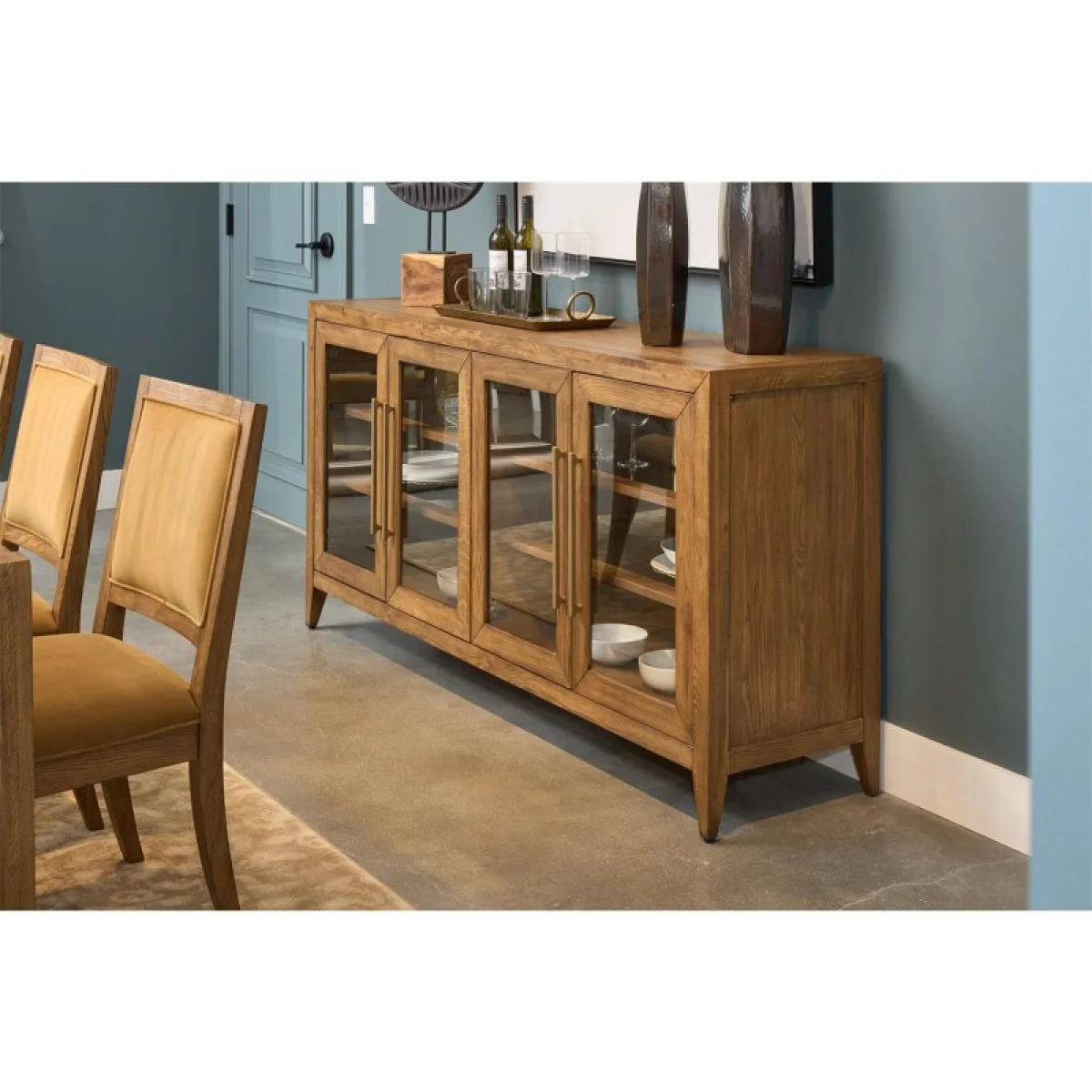 Server Dining Storage Brown 4