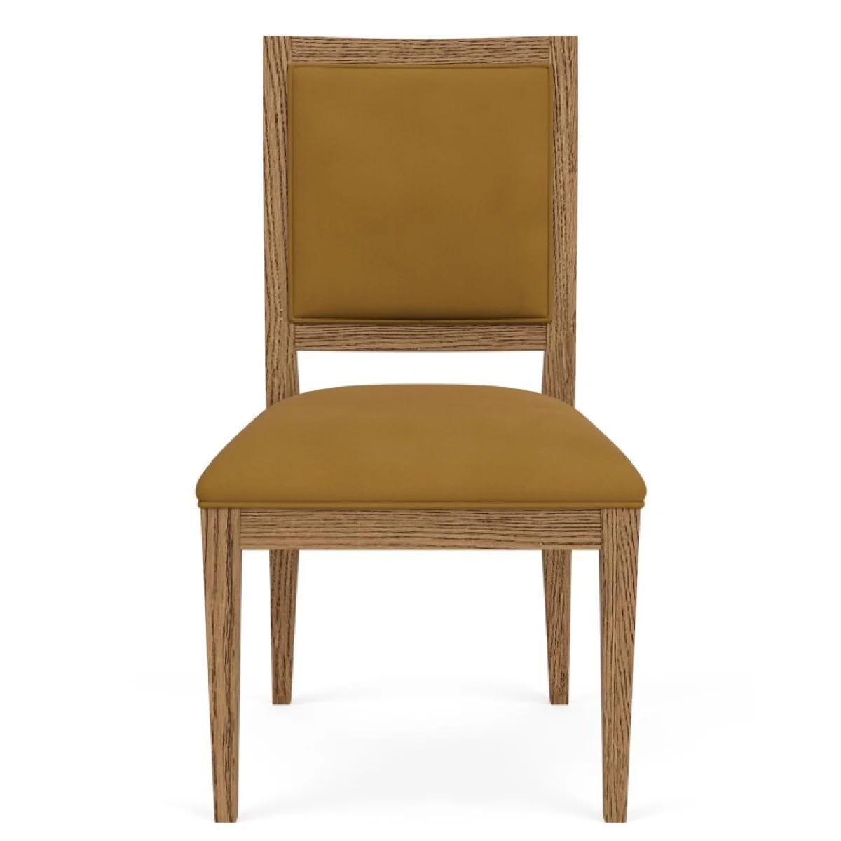 Uph Back Side Chair 2in Chairs & Benches Brown 7