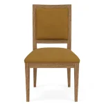 Uph Back Side Chair 2in Chairs & Benches Brown 17