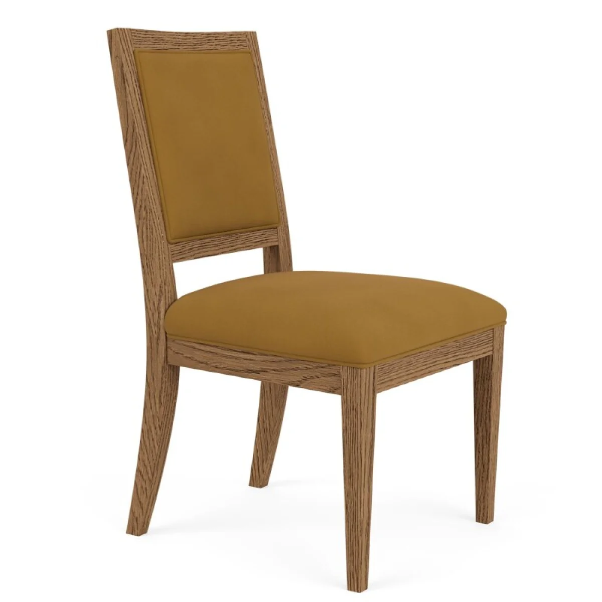 Uph Back Side Chair 2in Chairs & Benches Brown 13