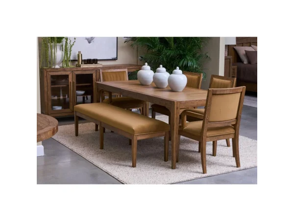Uph Back Arm Chair 2in Chairs & Benches Brown