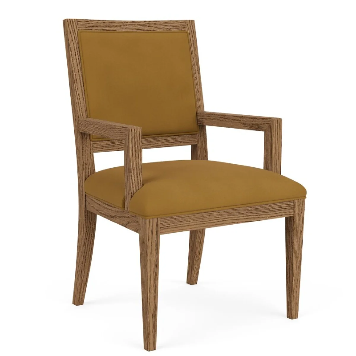 Uph Back Arm Chair 2in Chairs & Benches Brown 11