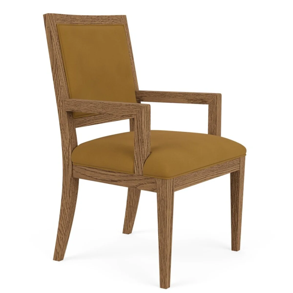 Uph Back Arm Chair 2in Chairs & Benches Brown 12